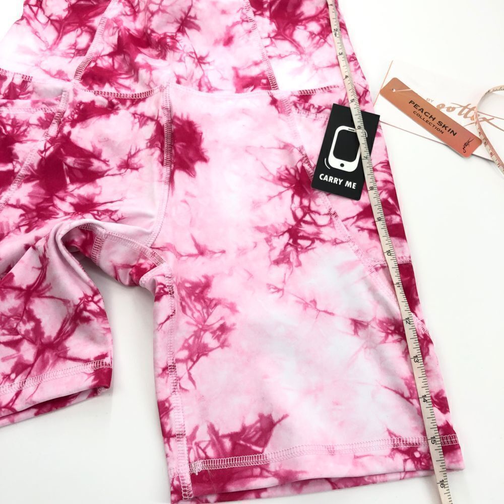 High Waist Biker Shorts X BY GOTTEX‎ Tie Dye XS - Picture 11 of 11